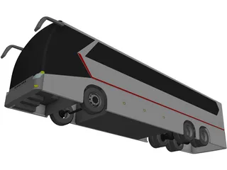 King Long Bus 3D Model preview