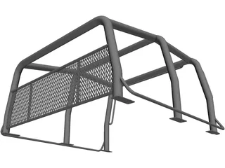 Ford F-150 Roll Bar (2013) 3D Model preview