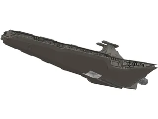 Venator Class Star Destroyer 3D Model preview