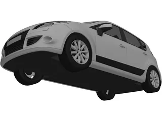 Renault Scenic (2010) 3D Model preview