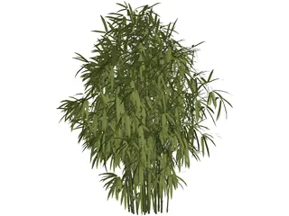 Bamboo Cluster Small 3D Model preview