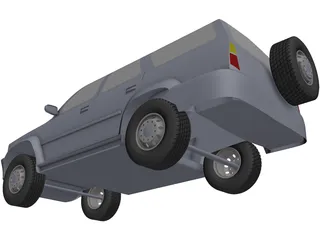 Toyota Hilux 3D Model preview