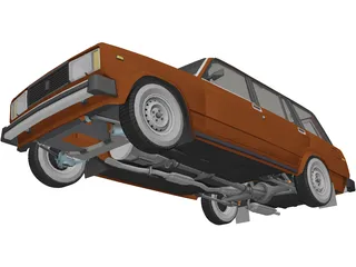 VAZ Lada 2104 3D Model preview