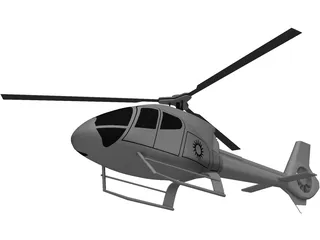 Eurocopter EC-120B Colibri 3D Model preview