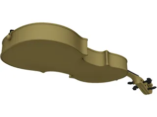 Violin 3D Model preview