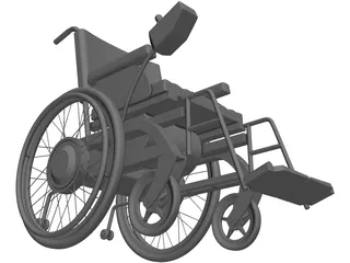 Wheelchair Electro 3D Model preview