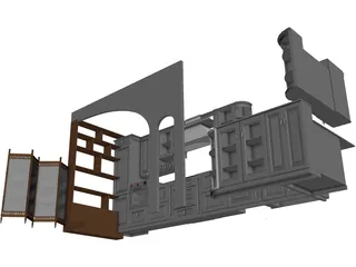 Kitchen 3D Model preview