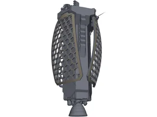 DED-3 3D Model preview