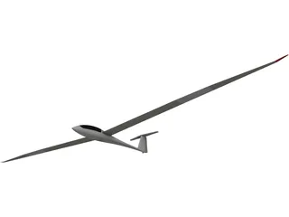 Nimbus 4D Glider 3D Model preview
