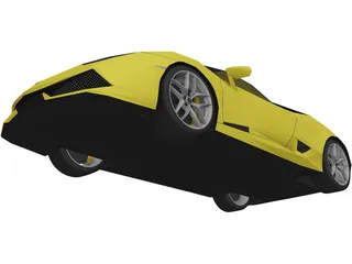 Lamborghini Huracan LP610-4 (2015) 3D Model preview