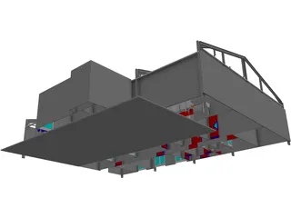 Slaughter House for Chickens 3D Model preview