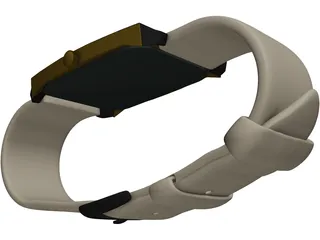 Wrist Watch 3D Model preview