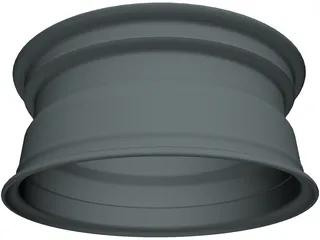 Roda Aro 17 3D Model preview