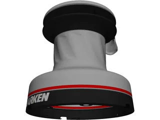 Winch Harken 20STA 3D Model preview