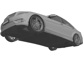 Mercedes-Benz C350 AMG (2012) 3D Model preview