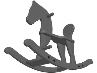 Toy Baby Pony 3D Model preview