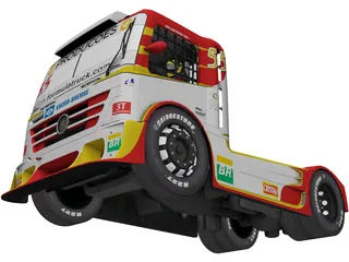 Mercedes-Benz ABF Racing Team 3D Model preview