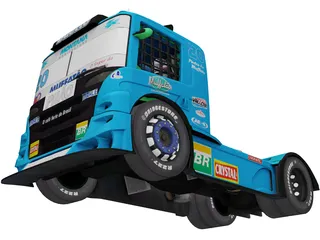 Scania G470 Muffatao Racing 3D Model preview