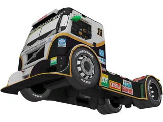 Volvo FH DB Motorsport 3D Model preview
