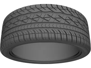 Goodyear Eagle GT 18x8.5 3D Model preview