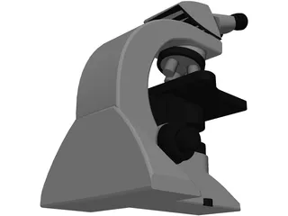 Leica Optical Microscope 3D Model preview