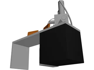 Scanning Electron Microscope 3D Model preview