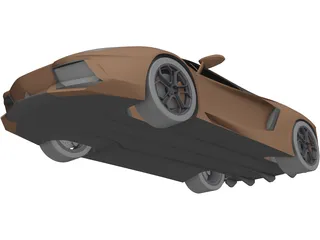 Lamborghini Aventador 3D Model preview