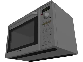 Samsung Microwave Oven 3D Model preview