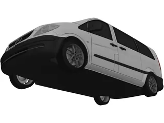 Mercedes-Benz Vito W639 3D Model preview