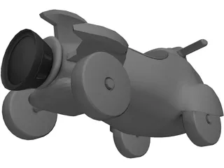 Rocket 3D Model preview