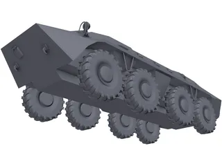 BTR-70 3D Model preview