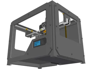 3D Printer 3D Model preview
