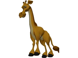 Giraffe 3D Model preview