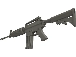 M16 Rifle 3D Model preview