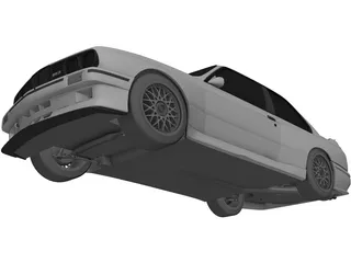 BMW M3 Sport Evo (1990) 3D Model preview
