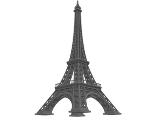 Eiffel Tower 3D Model preview
