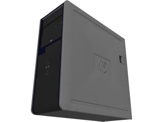 PC HP 7800 3D Model preview