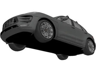 Porsche Macan Turbo (2014) 3D Model preview