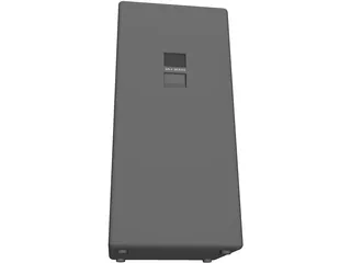 JBL SR-X Series Speaker 3D Model preview