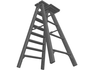 Step Ladder 3D Model preview