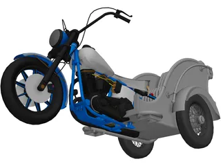Santa Trike 3D Model preview