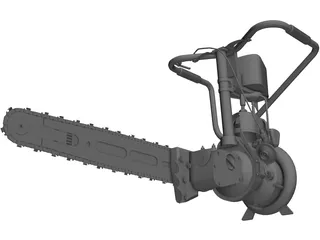Chainsaw 3D Model preview