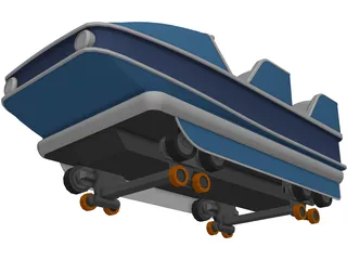 Cart 3D Model preview