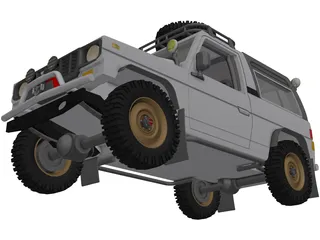 Daihatsu Rocky 3D Model preview
