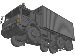 Raba H25 Container 3D Model preview