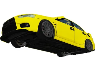Mitsubishi Lancer Evolution X (2008) 3D Model preview