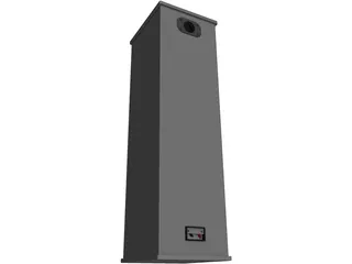 Hi-Fi Speaker 3D Model preview