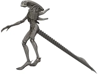 Alien Warrior 3D Model preview