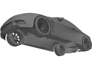 BMW Coupe 3D Model preview