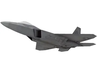 F/A-22 Raptor 3D Model preview